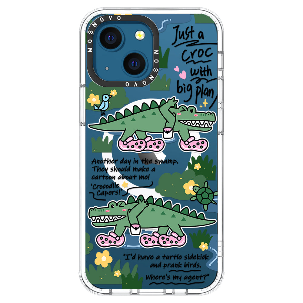 Croc with Big Plan Phone Case - iPhone 13 Case