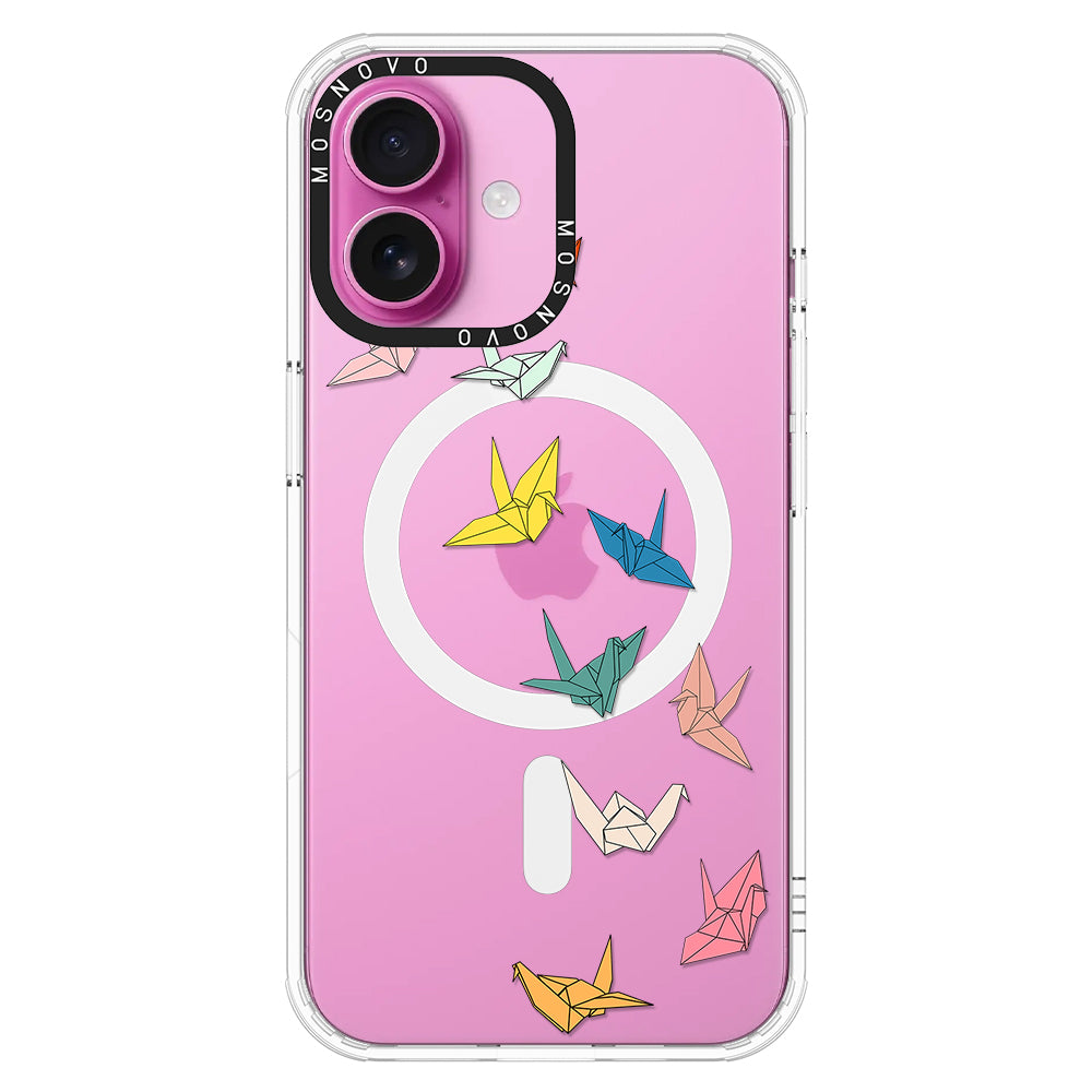 Paper Crane Phone Case - iPhone 16 Case - MOSNOVO