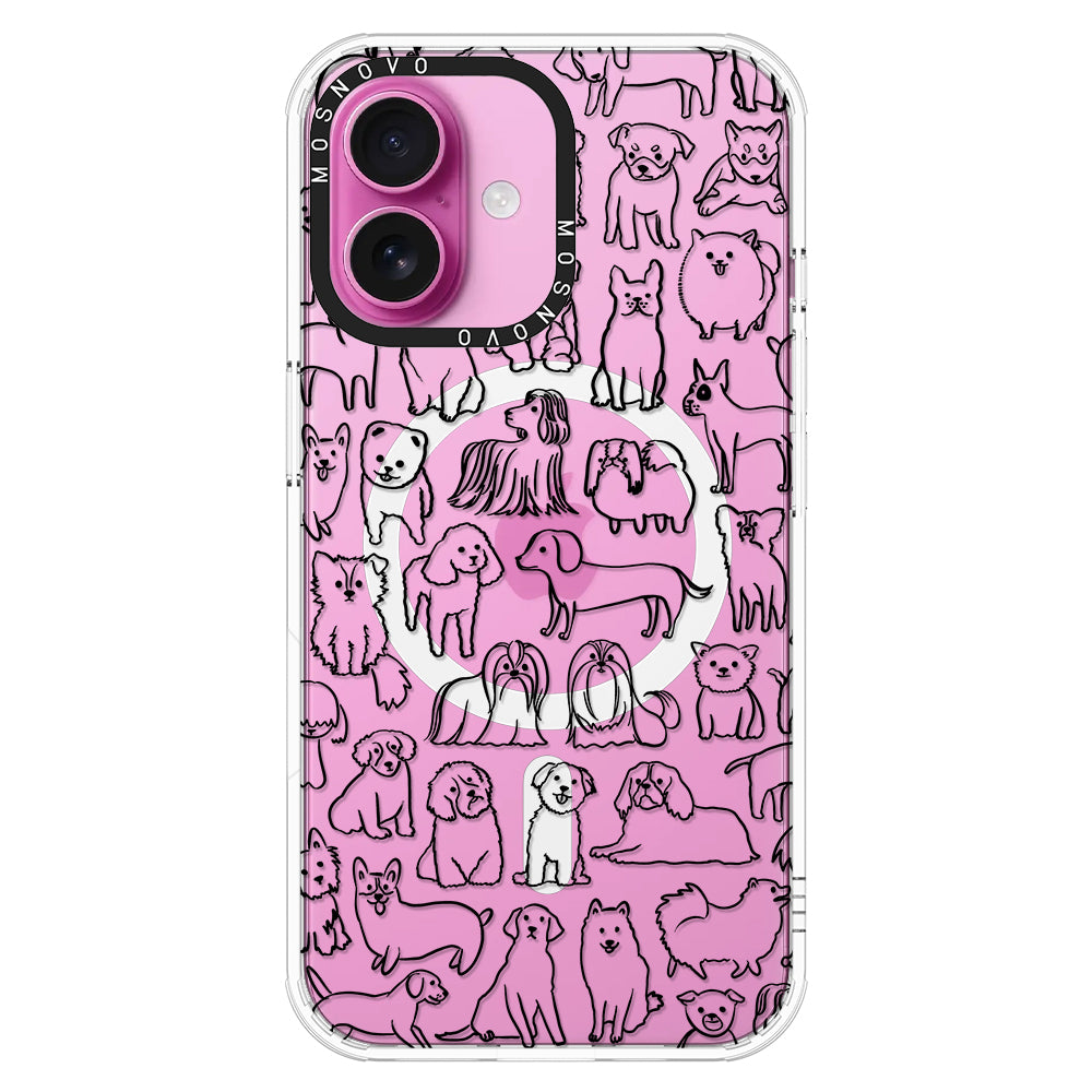 Dogs Phone Case - iPhone 16 Case - MOSNOVO