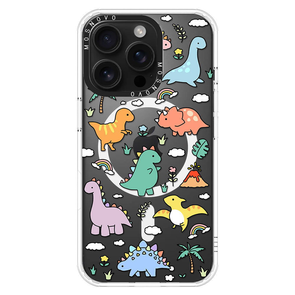 Cute Dinosaur World Phone Case - iPhone 16 Pro Case - MOSNOVO