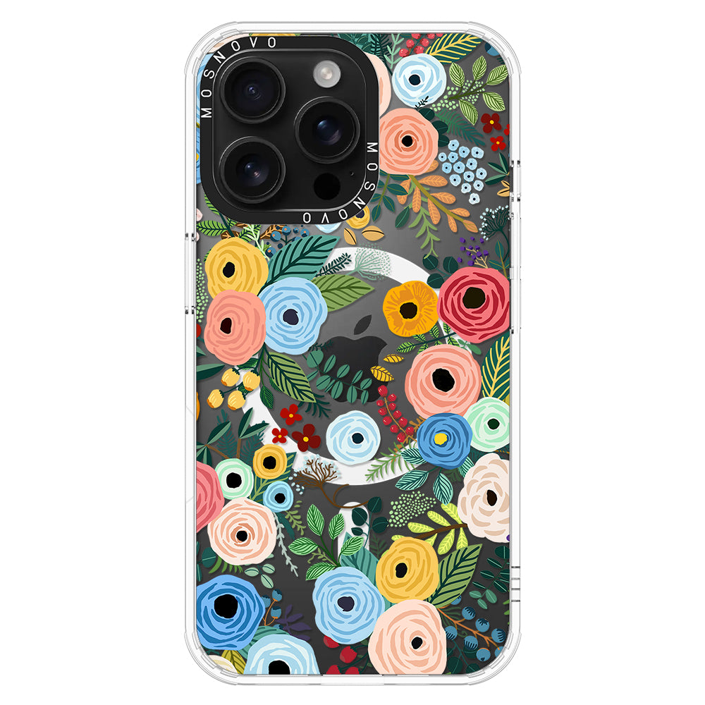 Pastel Perfection Flower Phone Case - iPhone 16 Pro Max Case - MOSNOVO