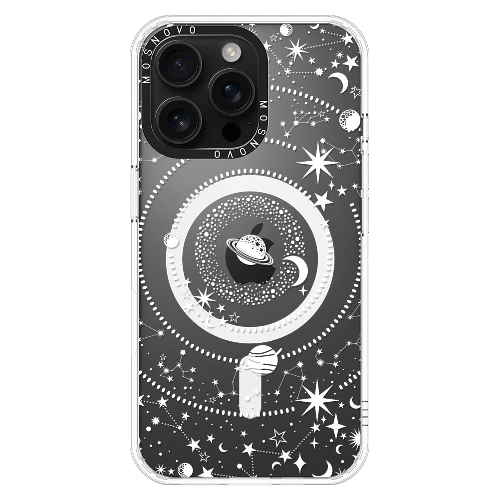 White Galaxy Phone Case - iPhone 16 Pro Max Case - MOSNOVO