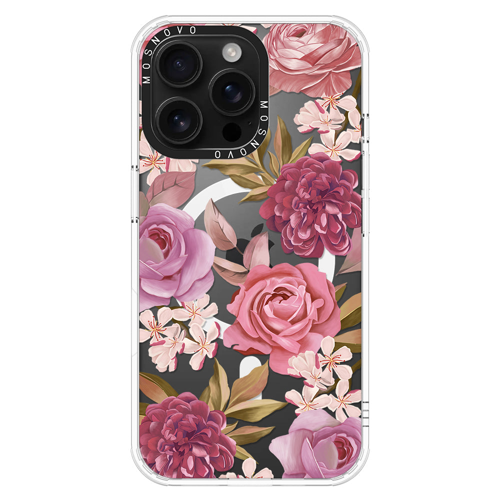 Blossom Flowe Floral Phone Case - iPhone 16 Pro Max Case - MOSNOVO