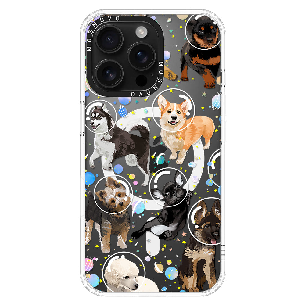 Space Dog Phone Case - iPhone 16 Pro Max Case - MOSNOVO