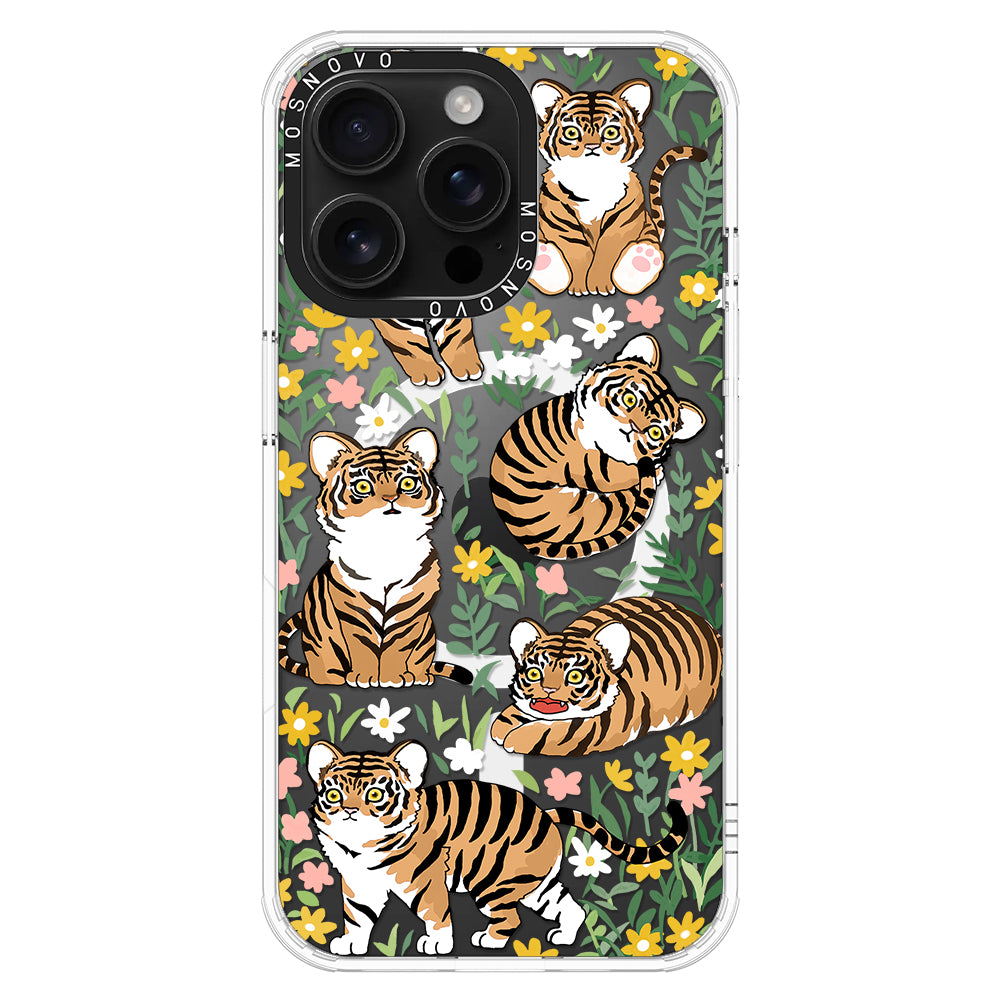 Cute Tiger Phone Case - iPhone 16 Pro Max Case - MOSNOVO