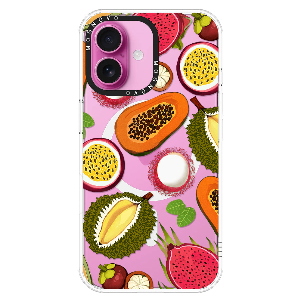 Tropical Fruit Phone Case - iPhone 16 Case - MOSNOVO