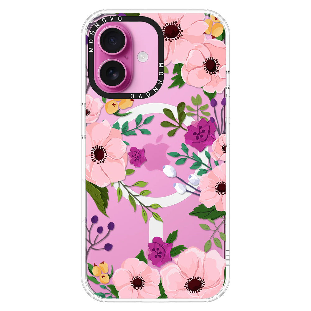 Watercolor Floral Phone Case - iPhone 16 Case - MOSNOVO