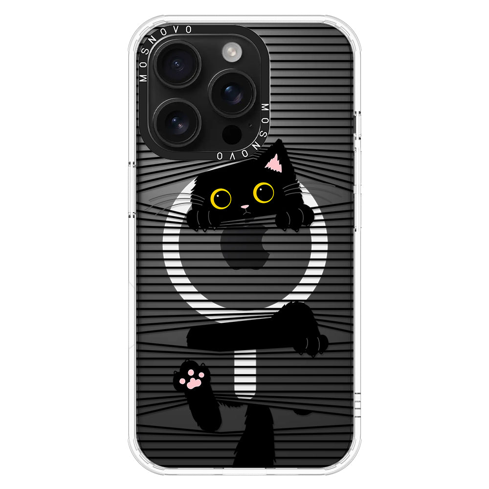 Hidden Black Cat Phone Case - iPhone 16 Pro Case