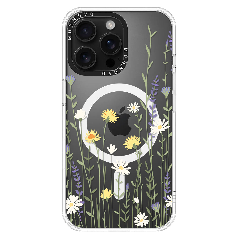 Wild Meadow Floral Phone Case - iPhone 16 Pro Max Case - MOSNOVO