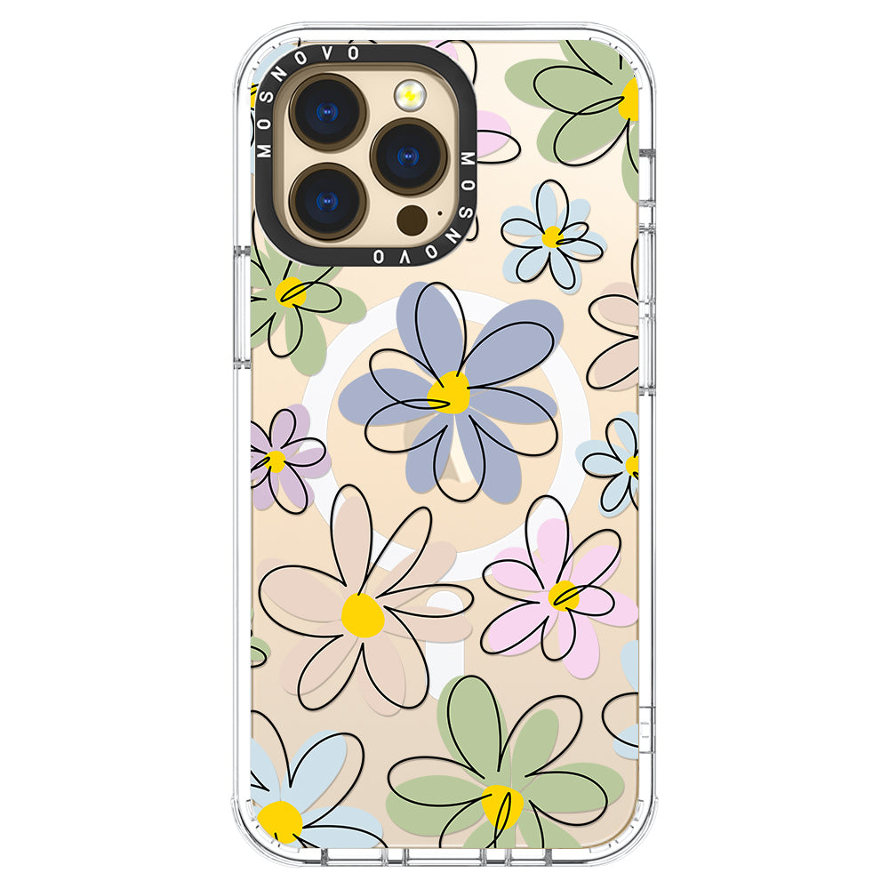 Linear Blooms Phone Case - iPhone 14 Pro Max Case