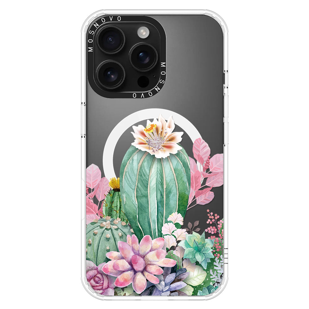 Cactaceae Phone Case - iPhone 16 Pro Max Case - MOSNOVO