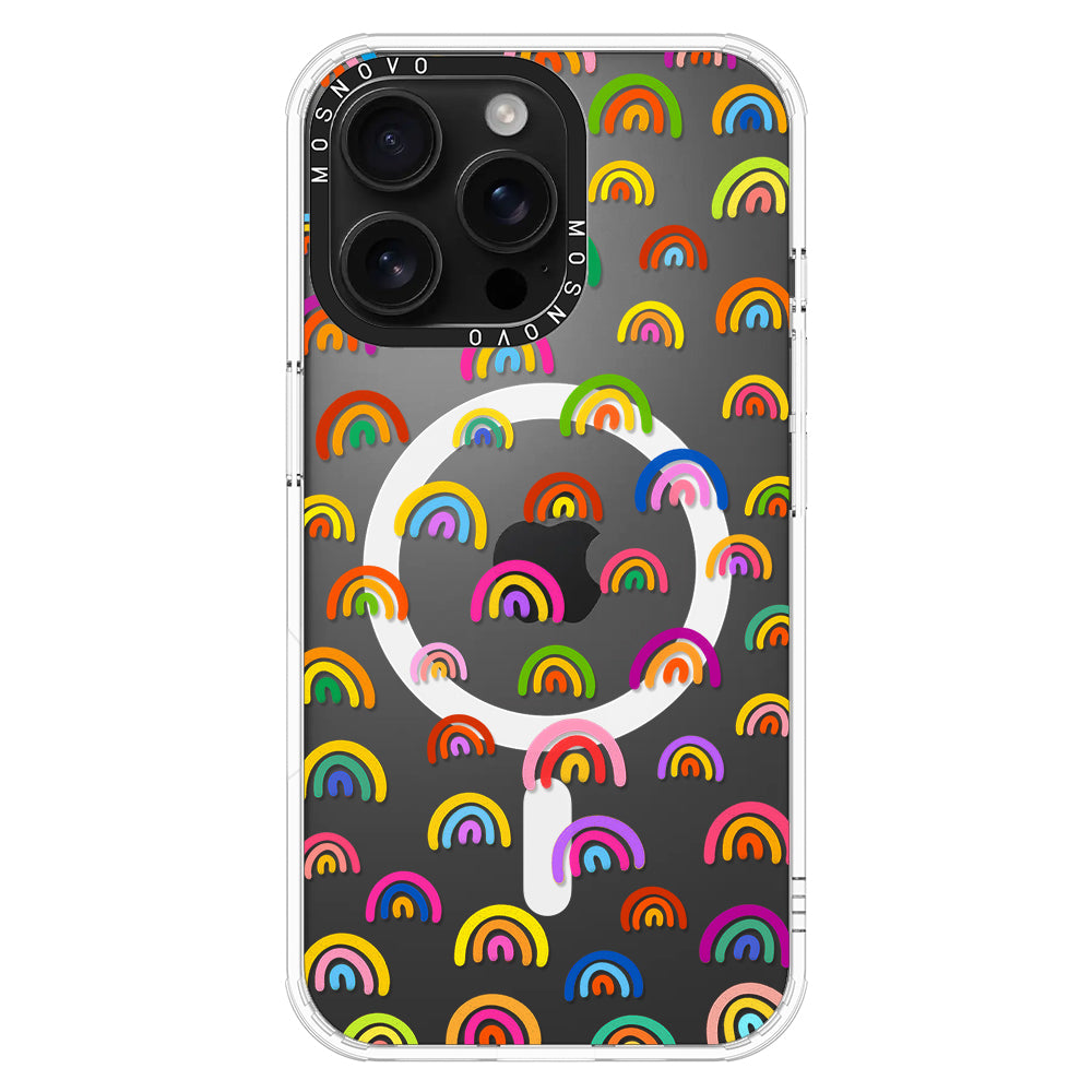 Cute Rainbow Phone Case - iPhone 16 Pro Max Case - MOSNOVO