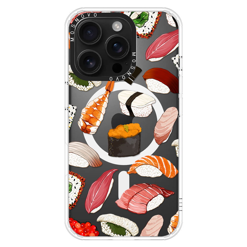 Mixed Sushi Phone Case - iPhone 16 Pro Case - MOSNOVO