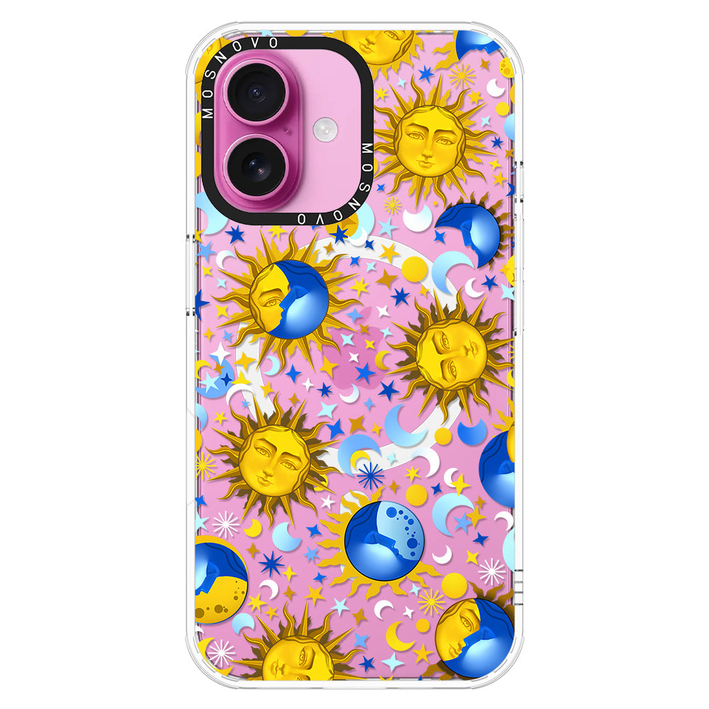 Sun and Moon Phone Case - iPhone 16 Case - MOSNOVO