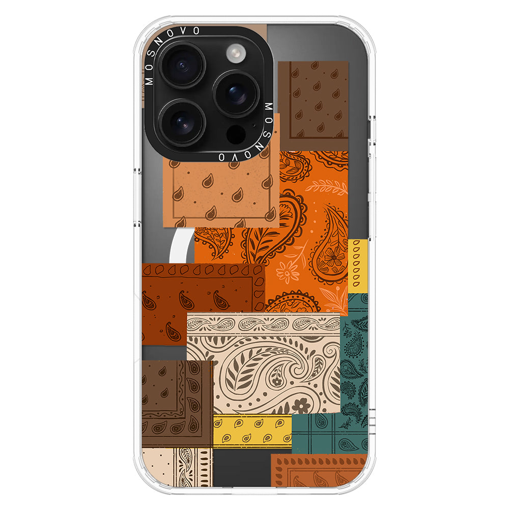 Vintage Paisley Phone Case - iPhone 16 Pro Max Case - MOSNOVO