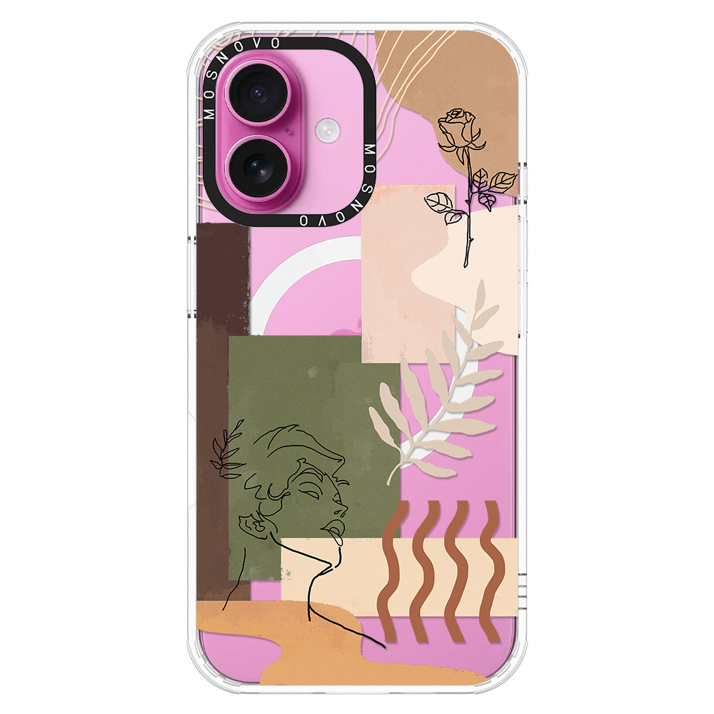 Modern Art Phone Case - iPhone 16 Plus Case - MOSNOVO