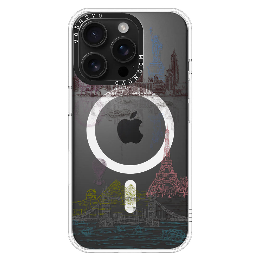 The World City Phone Case - iPhone 16 Pro Case - MOSNOVO