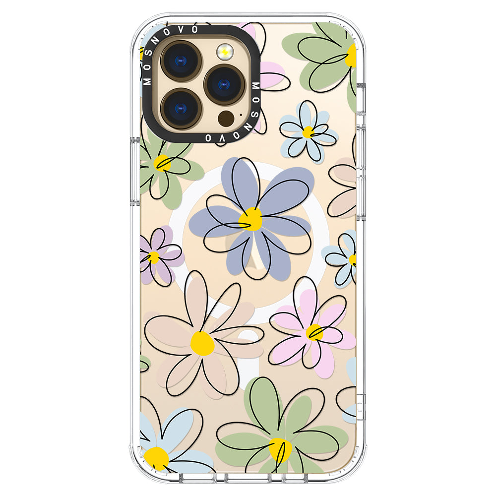 Linear Blooms Phone Case - iPhone 13 Pro Max Case