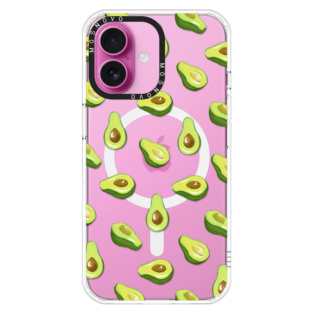 Fleshy Avocado Phone Case - iPhone 16 Plus Case - MOSNOVO