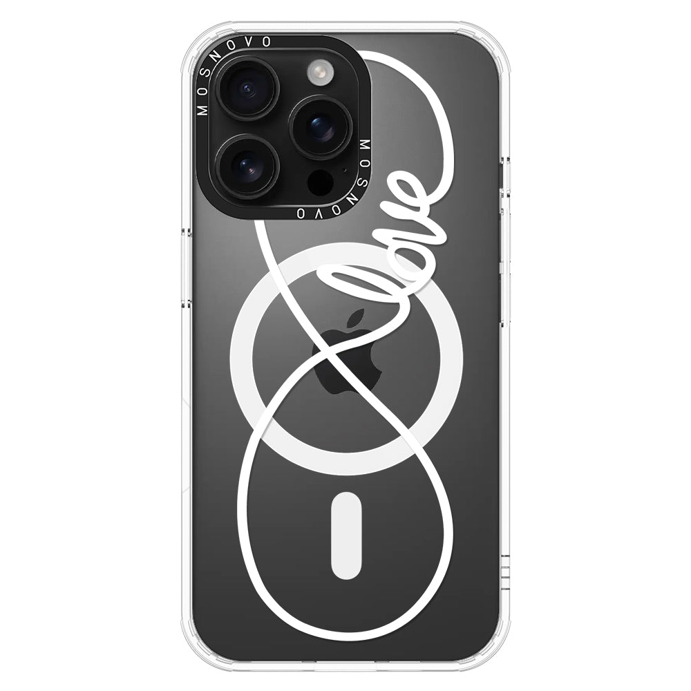 Infinity Love Phone Case - iPhone 16 Pro Max Case - MOSNOVO