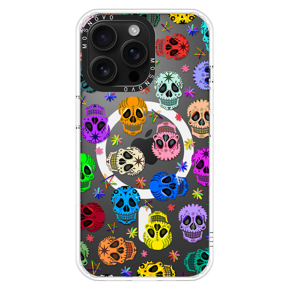 Skull Phone Case - iPhone 16 Pro Max Case - MOSNOVO