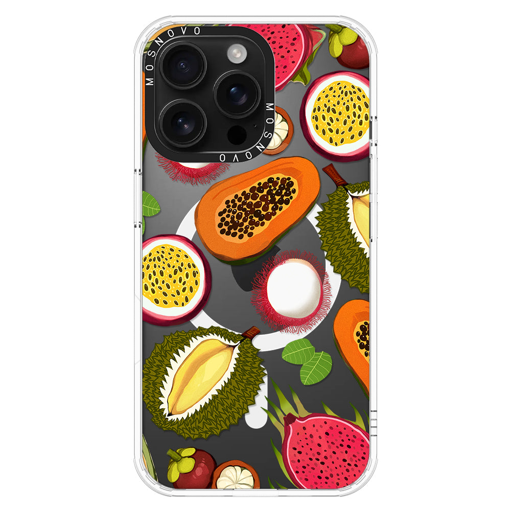 Tropical Fruit Phone Case - iPhone 16 Pro Max Case - MOSNOVO