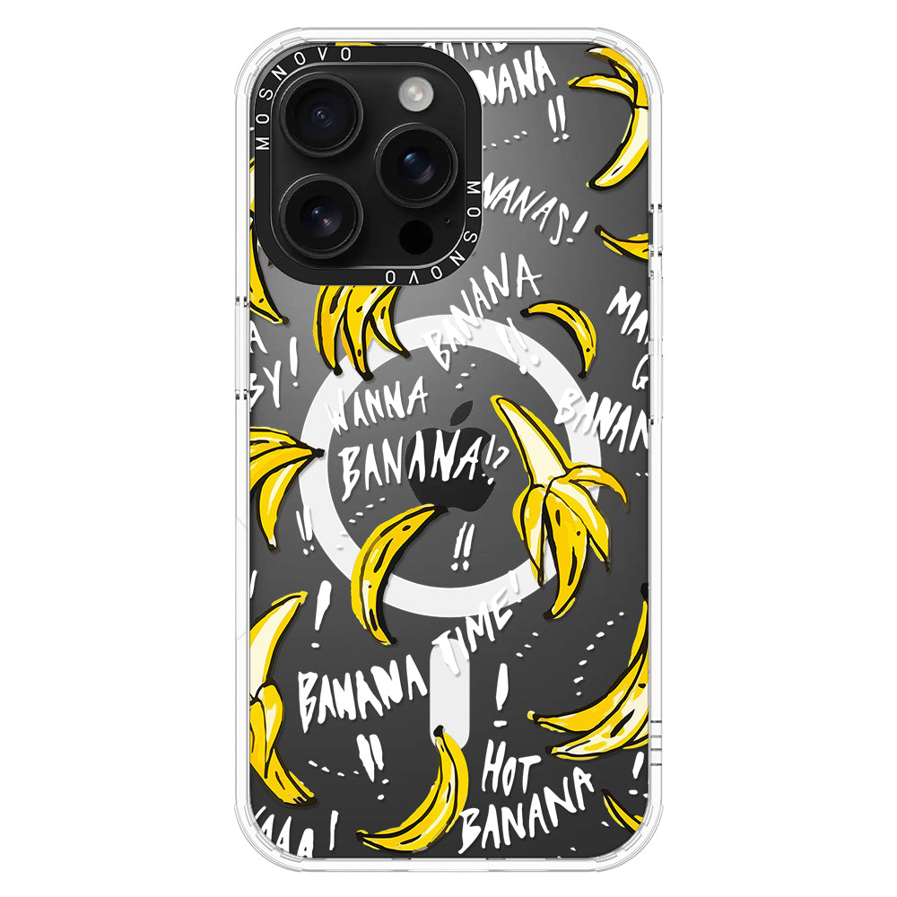 Banana Banana Phone Case - iPhone 16 Pro Max Case - MOSNOVO