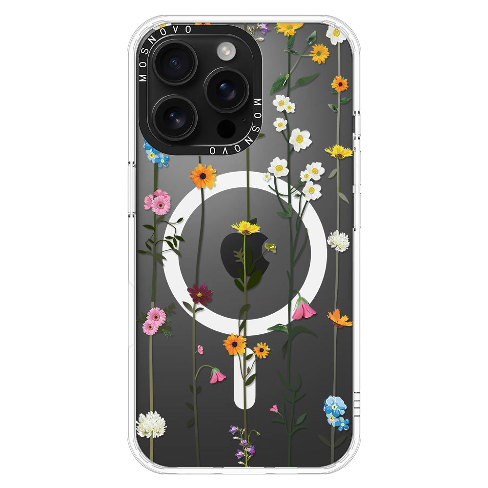 Wildflowers Phone Case - iPhone 16 Pro Max Case - MOSNOVO