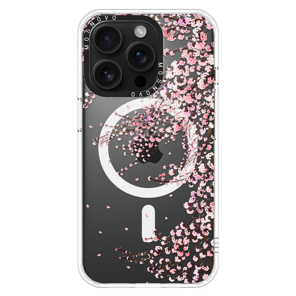 Cherry Blossom Phone Case - iPhone 16 Pro Case - MOSNOVO