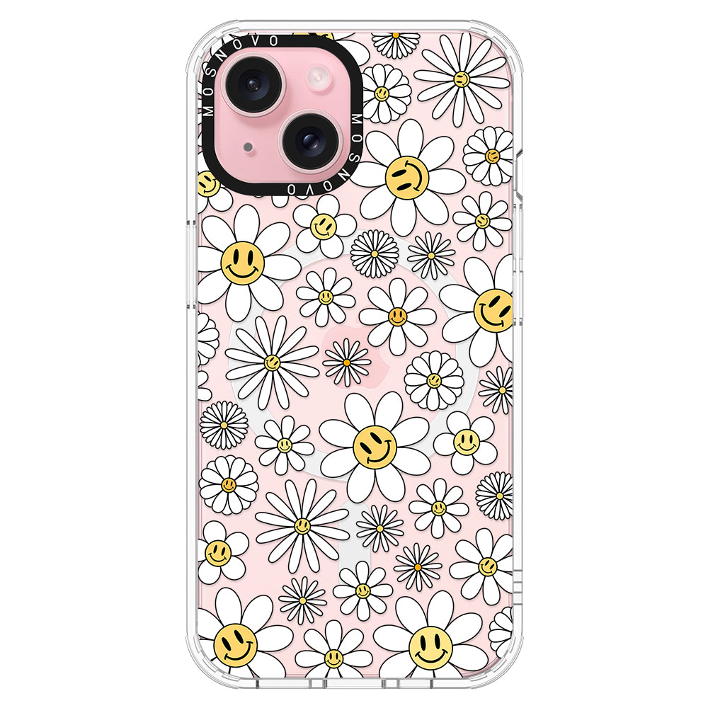 Happy Daisy Blooms Phone Case - iPhone 15 Case