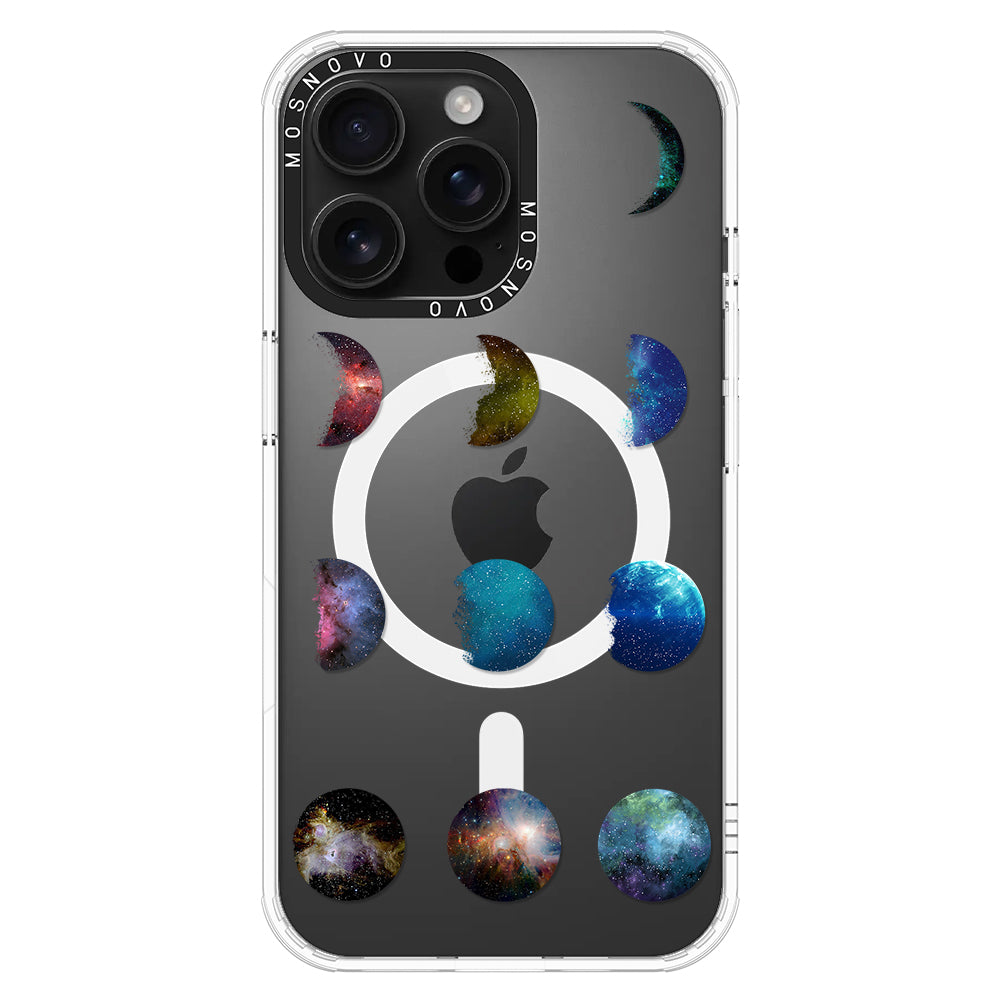 Moon Phase Phone Case - iPhone 16 Pro Max Case - MOSNOVO