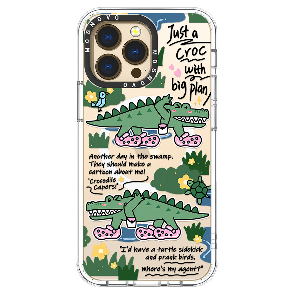 Croc with Big Plan Phone Case - iPhone 13 Pro Case