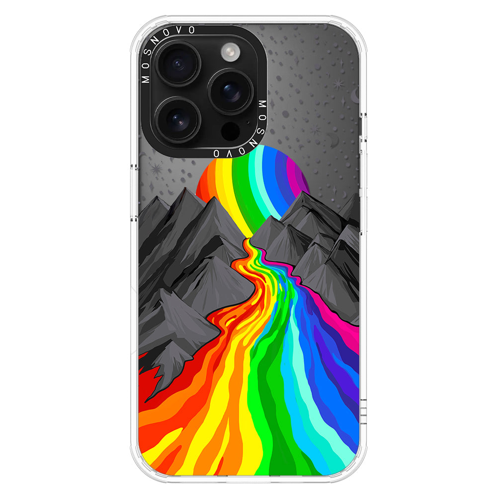 Rainbow Landscape Phone Case - iPhone 16 Pro Max Case - MOSNOVO