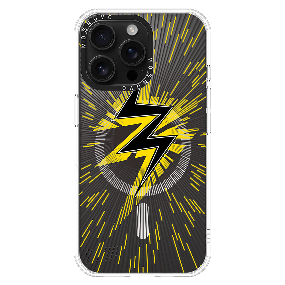 Lightning Bolt Phone Case - iPhone 16 Pro Max Case - MOSNOVO