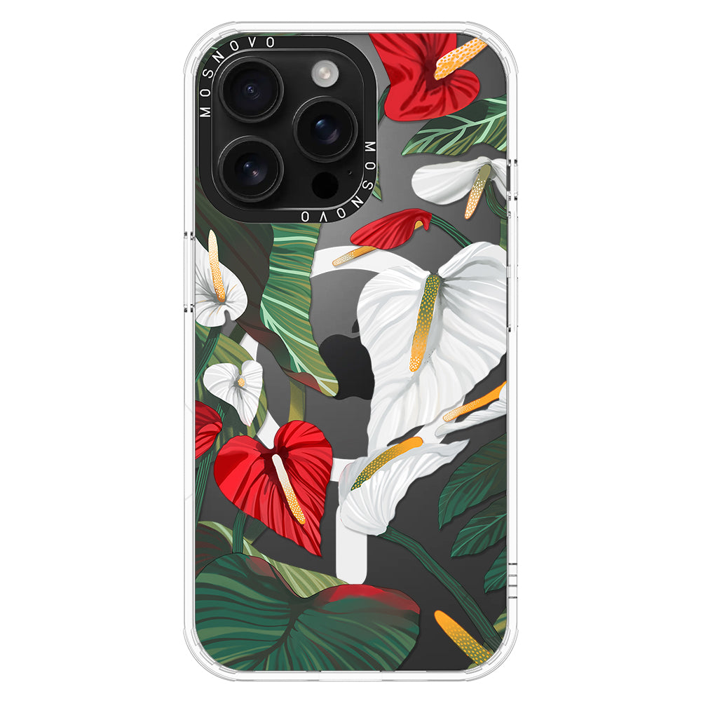 Anthurium Phone Case - iPhone 16 Pro Max Case - MOSNOVO