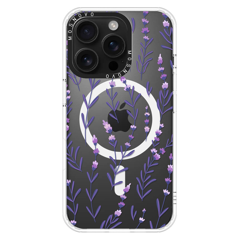 Little Lavender Phone Case - iPhone 16 Pro Case Clear With Magsafe