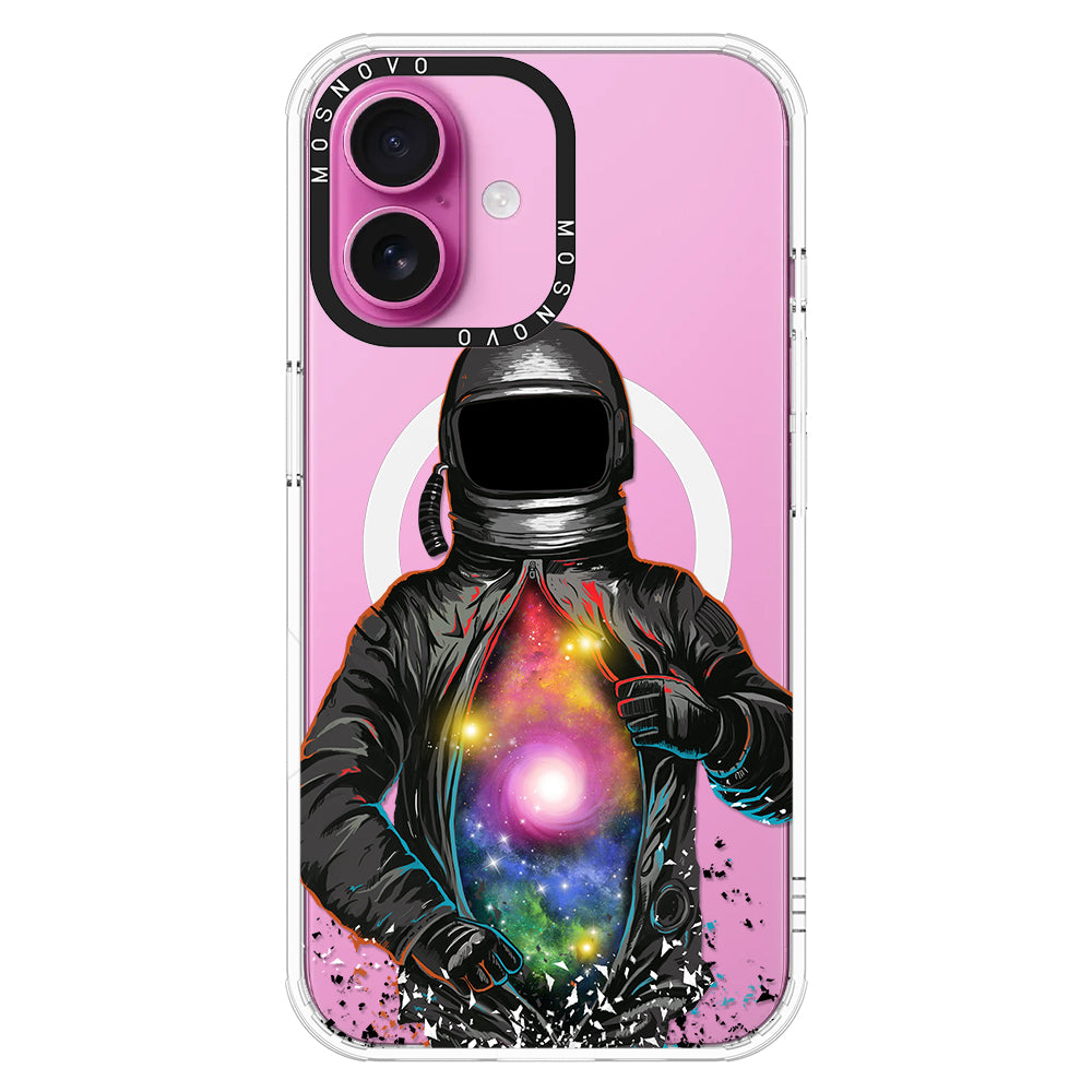 Mystery Astronaut Phone Case - iPhone 16 Case - MOSNOVO