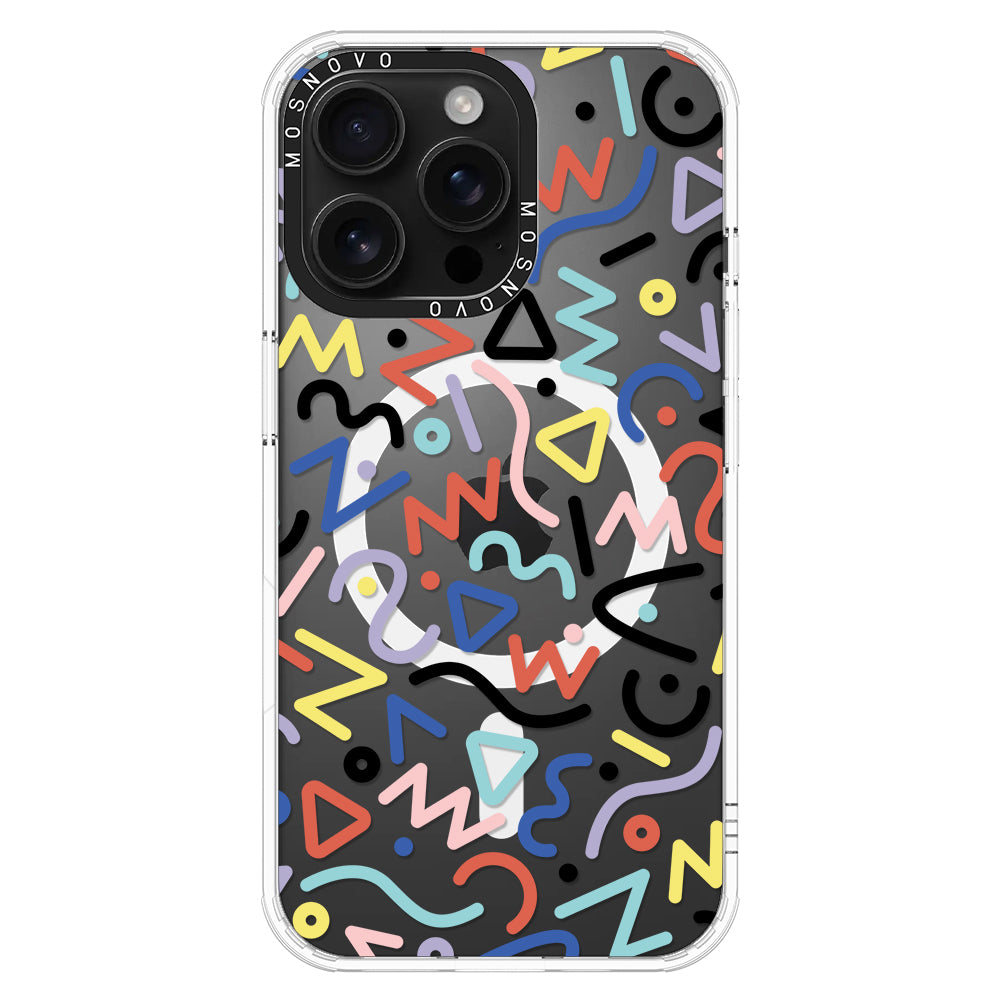 Doodle Art Phone Case - iPhone 16 Pro Max Case - MOSNOVO