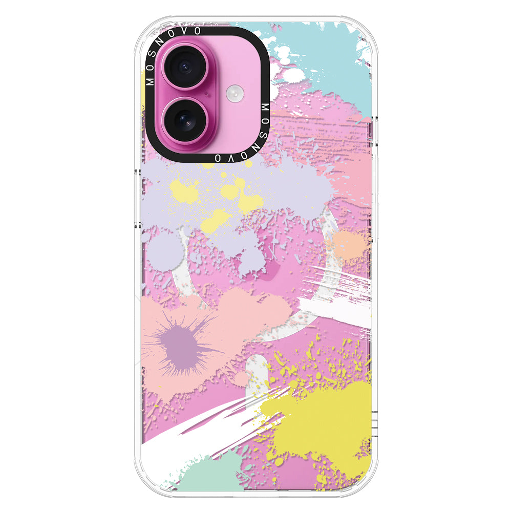 Splash Paint Phone Case - iPhone 16 Case - MOSNOVO