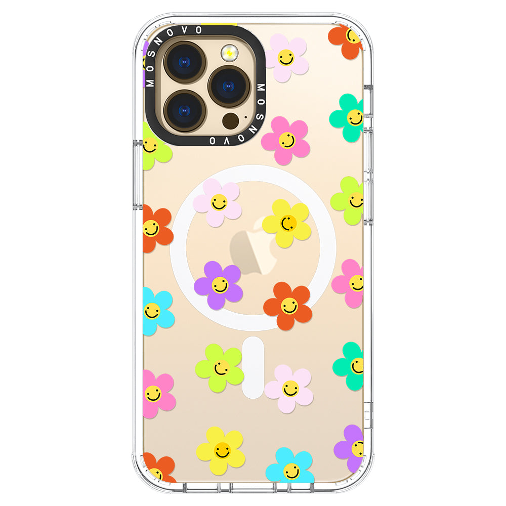 Smile Floral Phone Case - iPhone 13 Pro Max Case