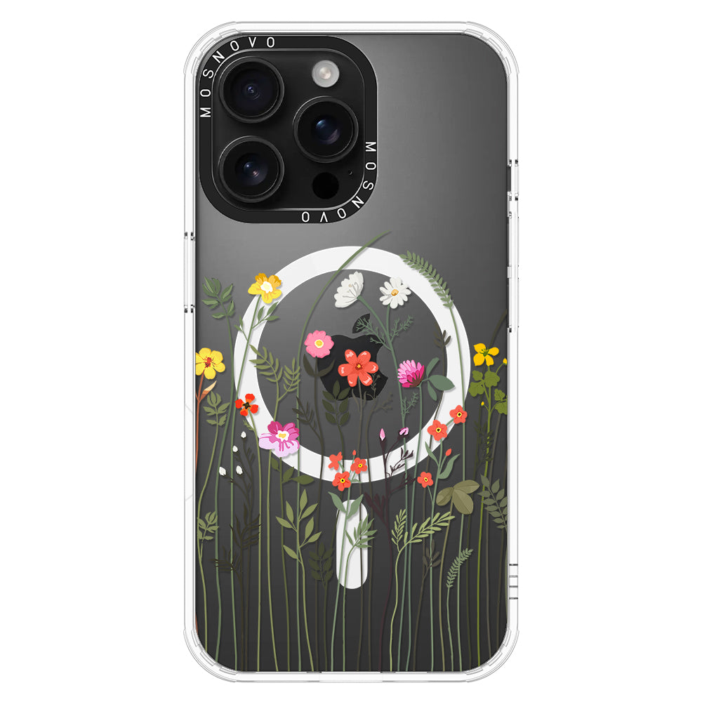 Spring Wildflower Phone Case - iPhone 16 Pro Max Case - MOSNOVO