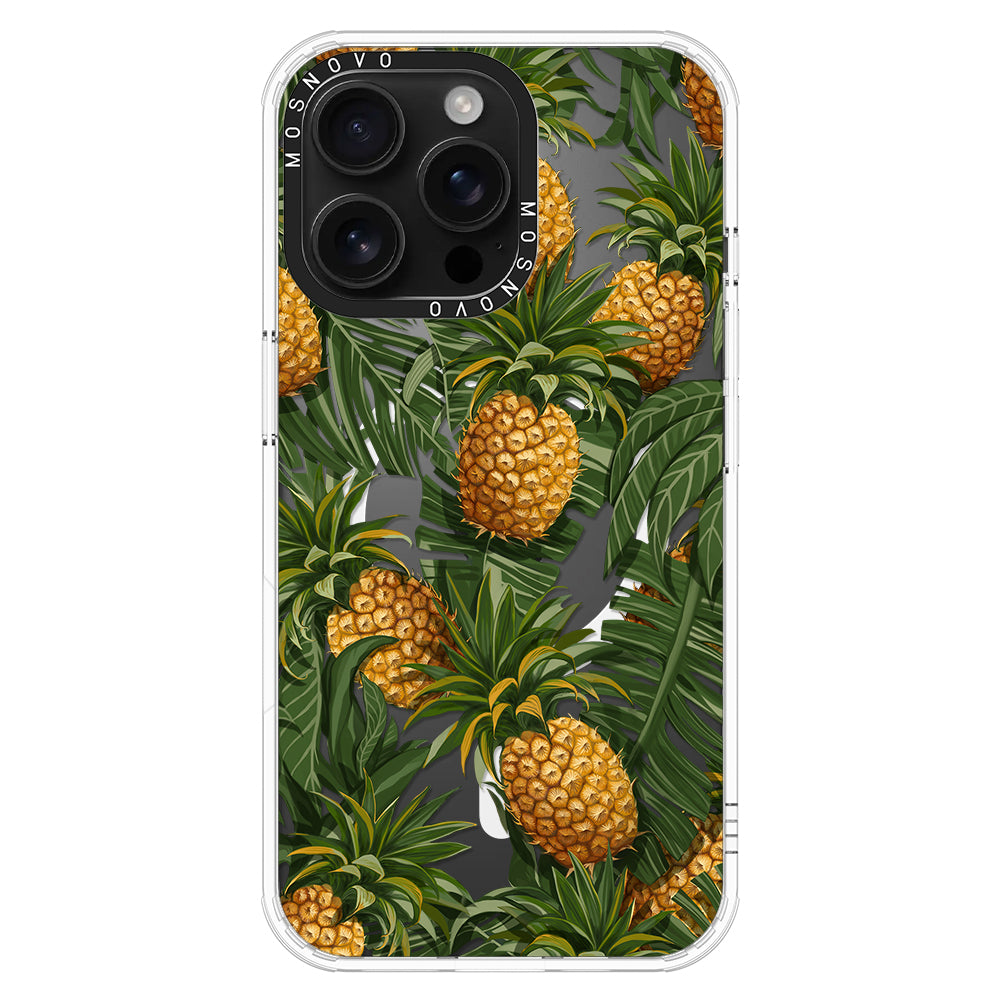 Pineapple Botany Phone Case - iPhone 16 Pro Max Case - MOSNOVO