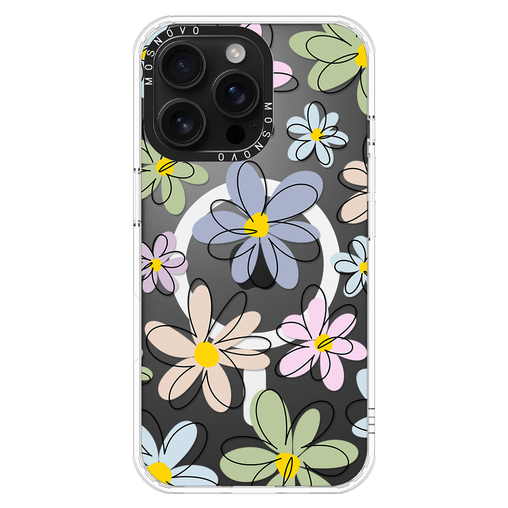 Linear Blooms Phone Case - iPhone 16 Pro Max Case