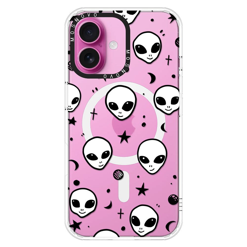 Cute Alien Phone Case - iPhone 16 Case - MOSNOVO