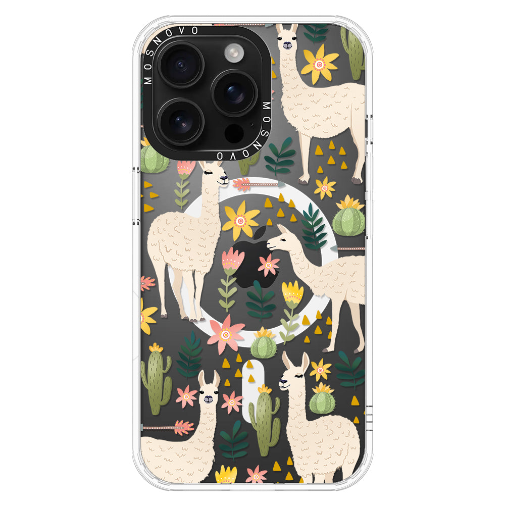 Desert Llama Phone Case - iPhone 16 Pro Max Case - MOSNOVO