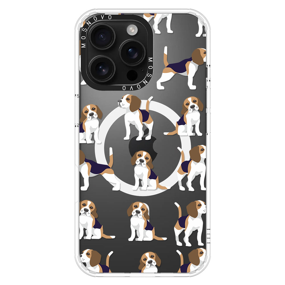 Cute Beagles Phone Case - iPhone 16 Pro Max Case - MOSNOVO