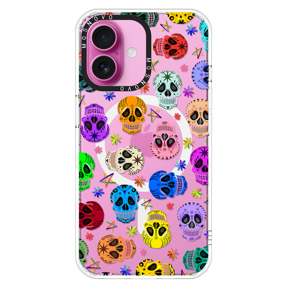 Skull Phone Case - iPhone 16 Case - MOSNOVO