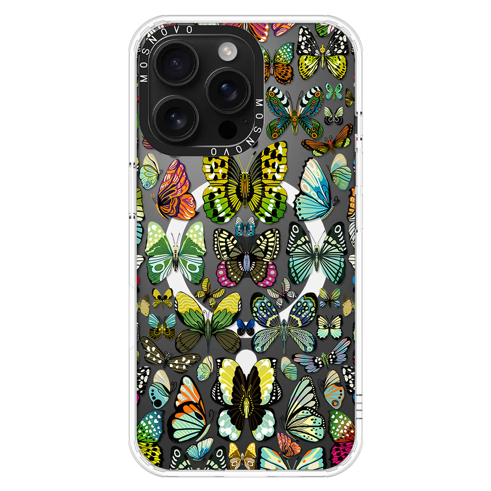 Butterflies Phone Case - iPhone 16 Pro Max Case - MOSNOVO