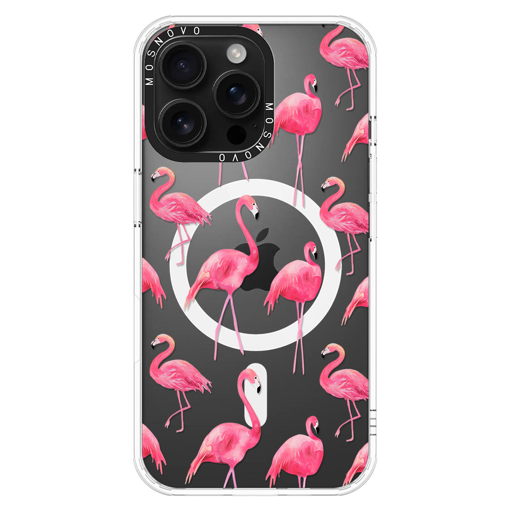 Flamingo Phone Case - iPhone 16 Pro Max Case - MOSNOVO