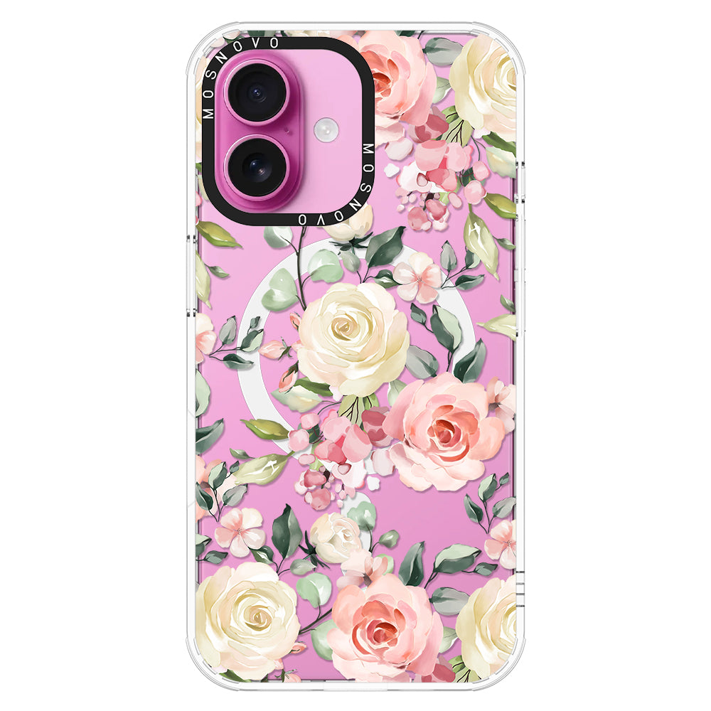 Watercolor Flower Floral Phone Case - iPhone 16 Case - MOSNOVO